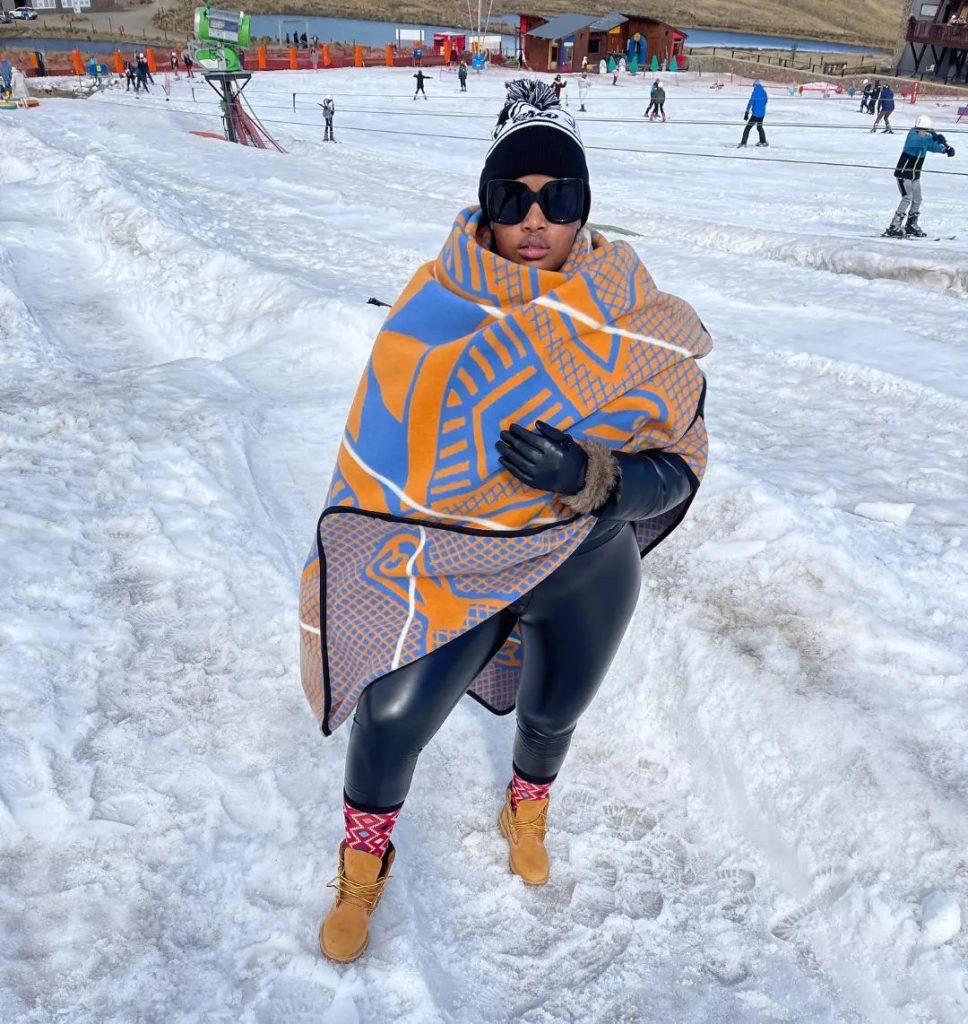The Basotho blanket, made of wool