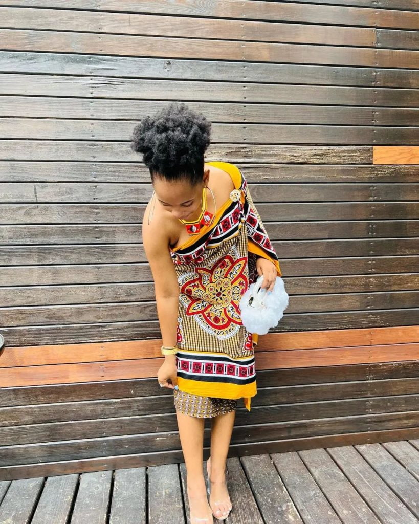 Swazis traditional or modern-day clothing for special events.