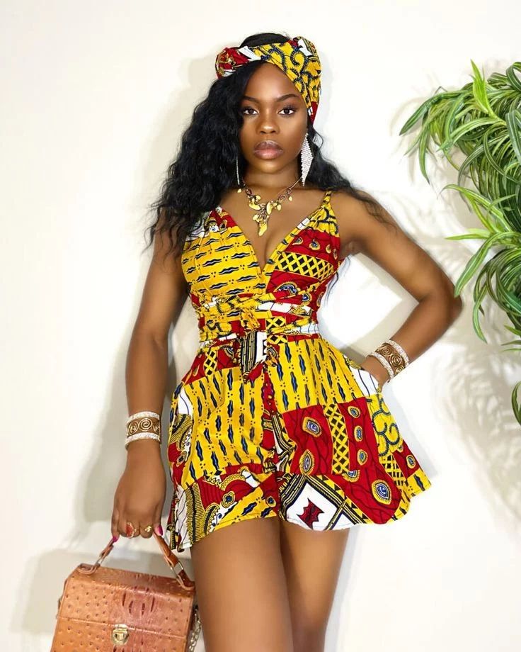 Ankara jumpsuit for wedding