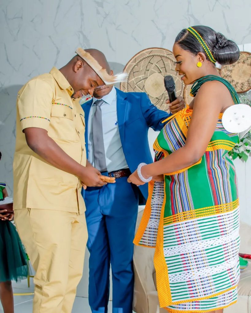 Venda traditional wedding, worship service