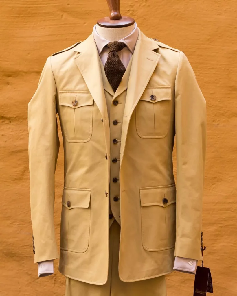 Safari suit shorts