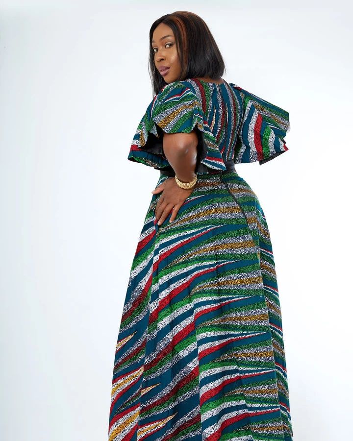 
Ankara Maxi gowns styles for elegant ladies (Photos)