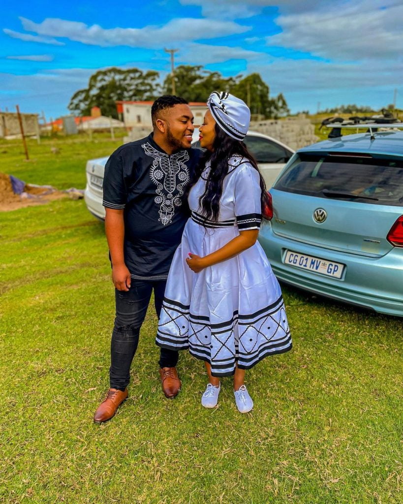 Xhosa-inspired attires to celebrate the couple's