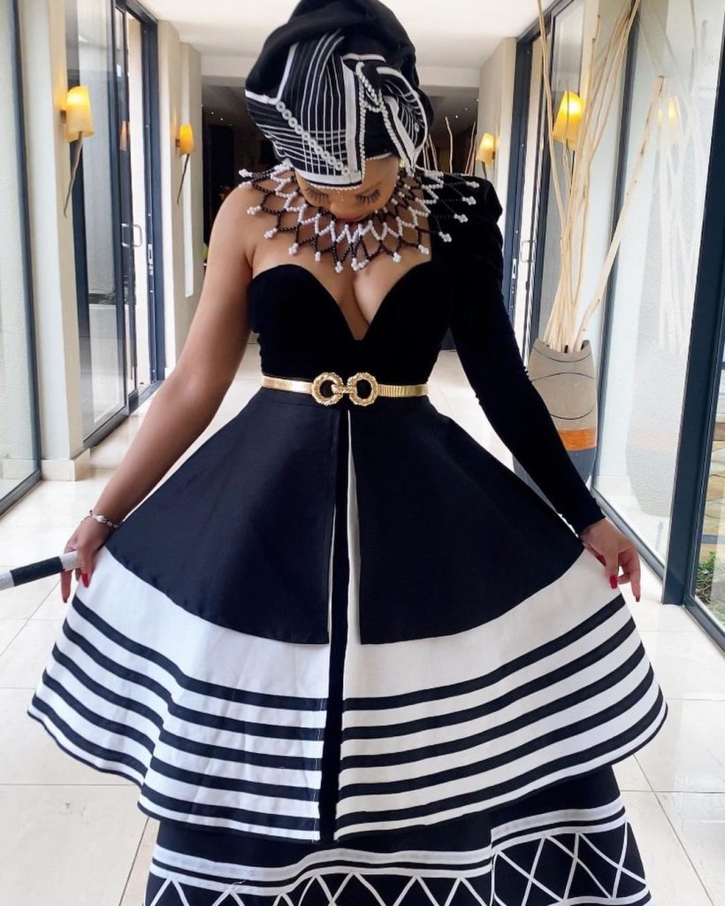 black Xhosa Traditional Attire Xhosa Traditional Attire For woman