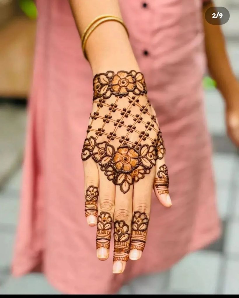 henna designs for hand 