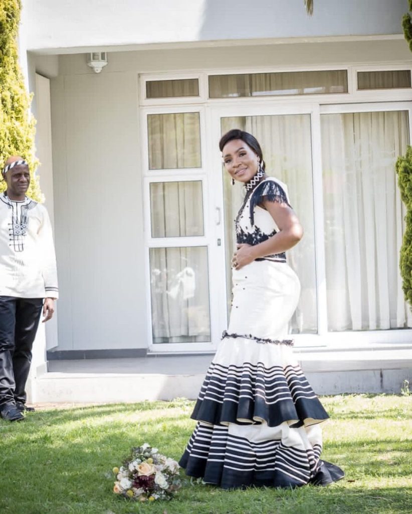xhosa wedding dress Umbhaco Skirt