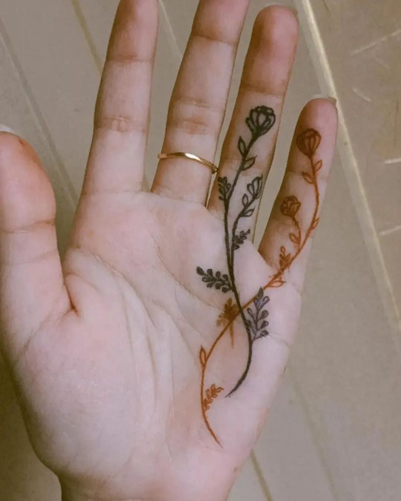 Simple henna designs for hands