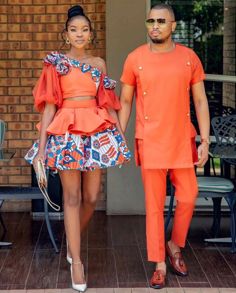 High Waist Kitenge Skirts