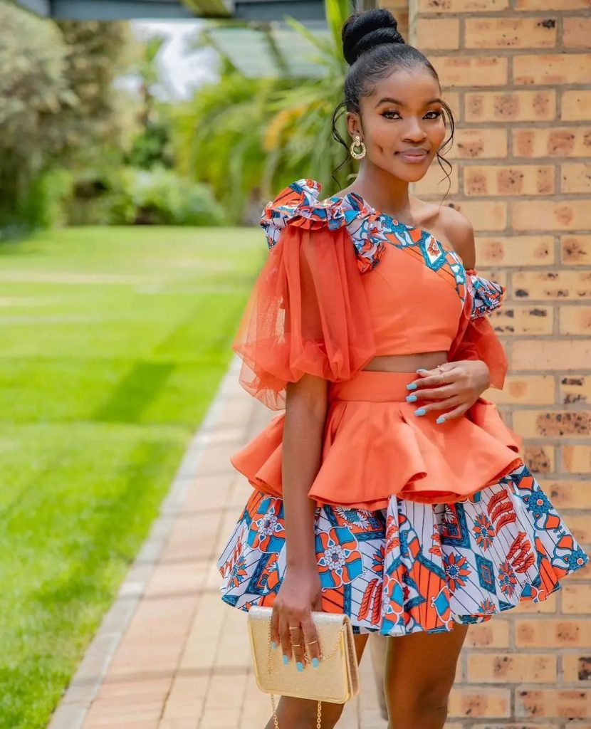 Mix and match skirt and blouse