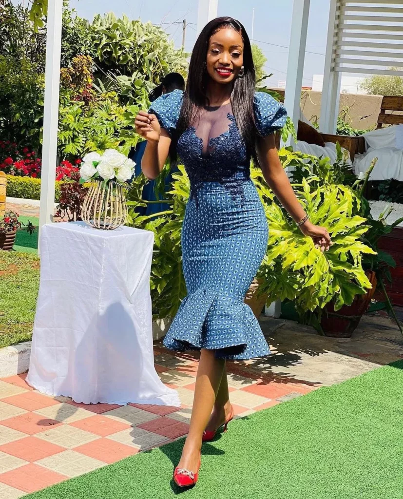 absolutely hot and beautiful Lesotho Seshoeshoe and Shweshwe Dress Designs of Ankara fabric