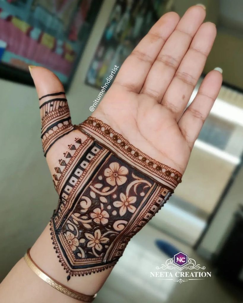 Henna paste is is made from a powder derived from the henna plant