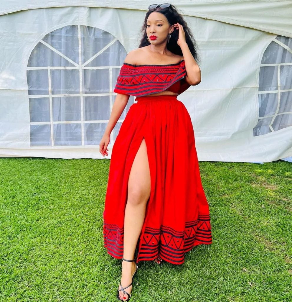 xhosa Traditional Attire For ladies Red Xhosa traditional attire