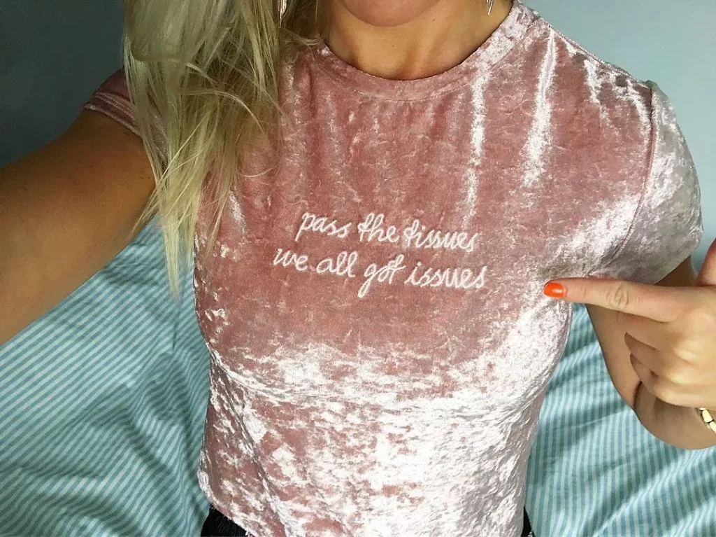 Detailed Velvet Top