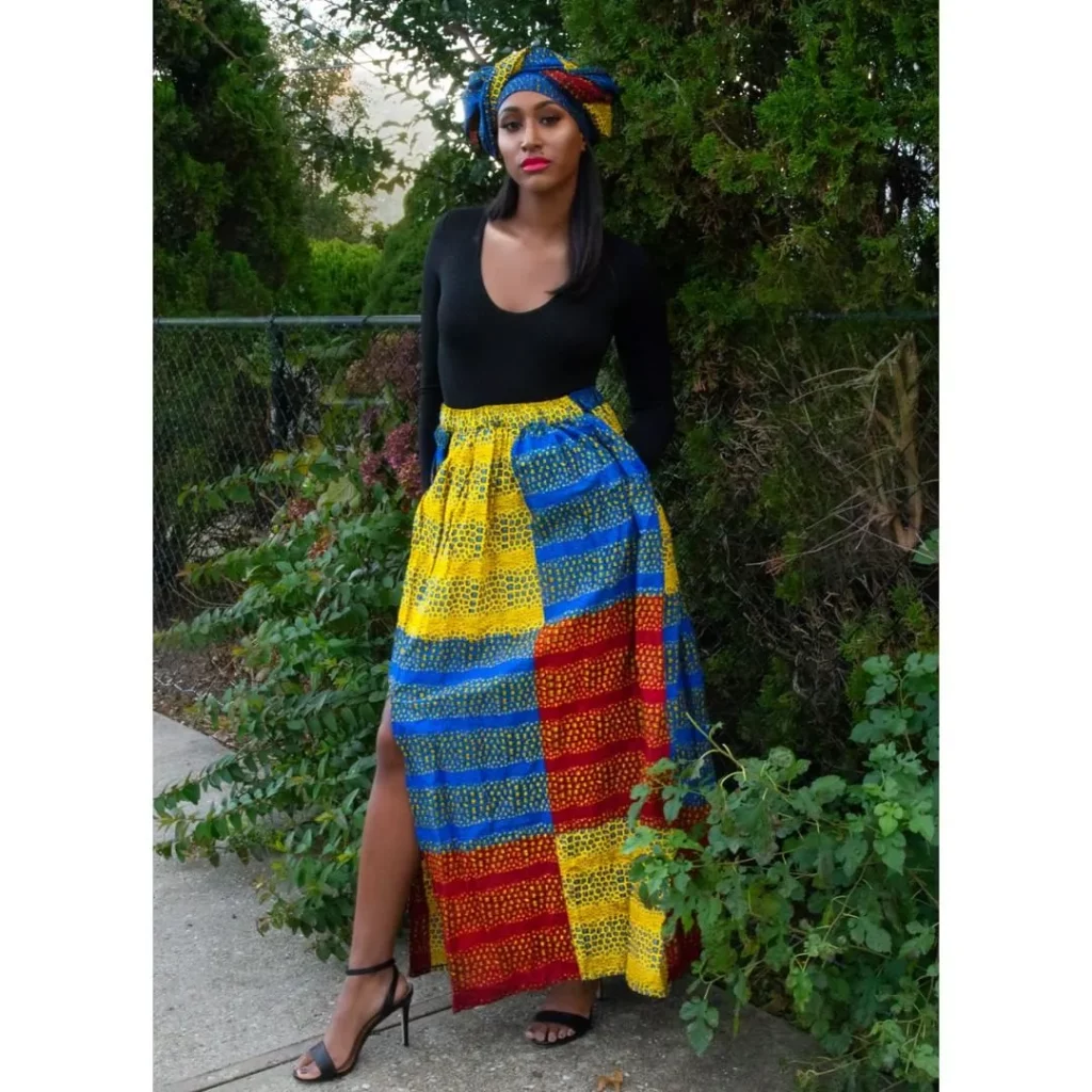 Ankara Maxi Skirt For Smart Ladies 
