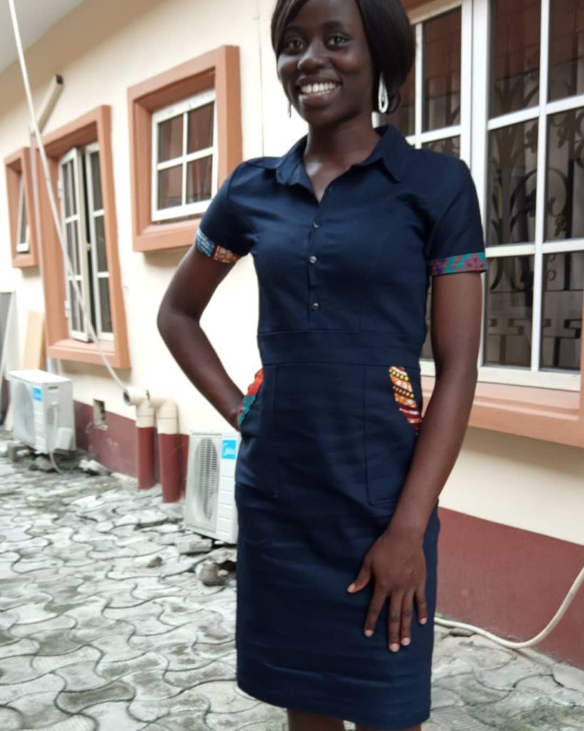 Ankara patches Gown Styles