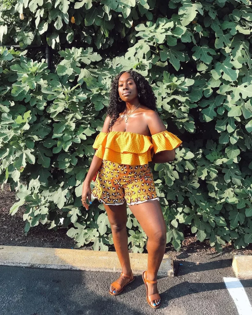 ankara prints short pants, dashiki shorts