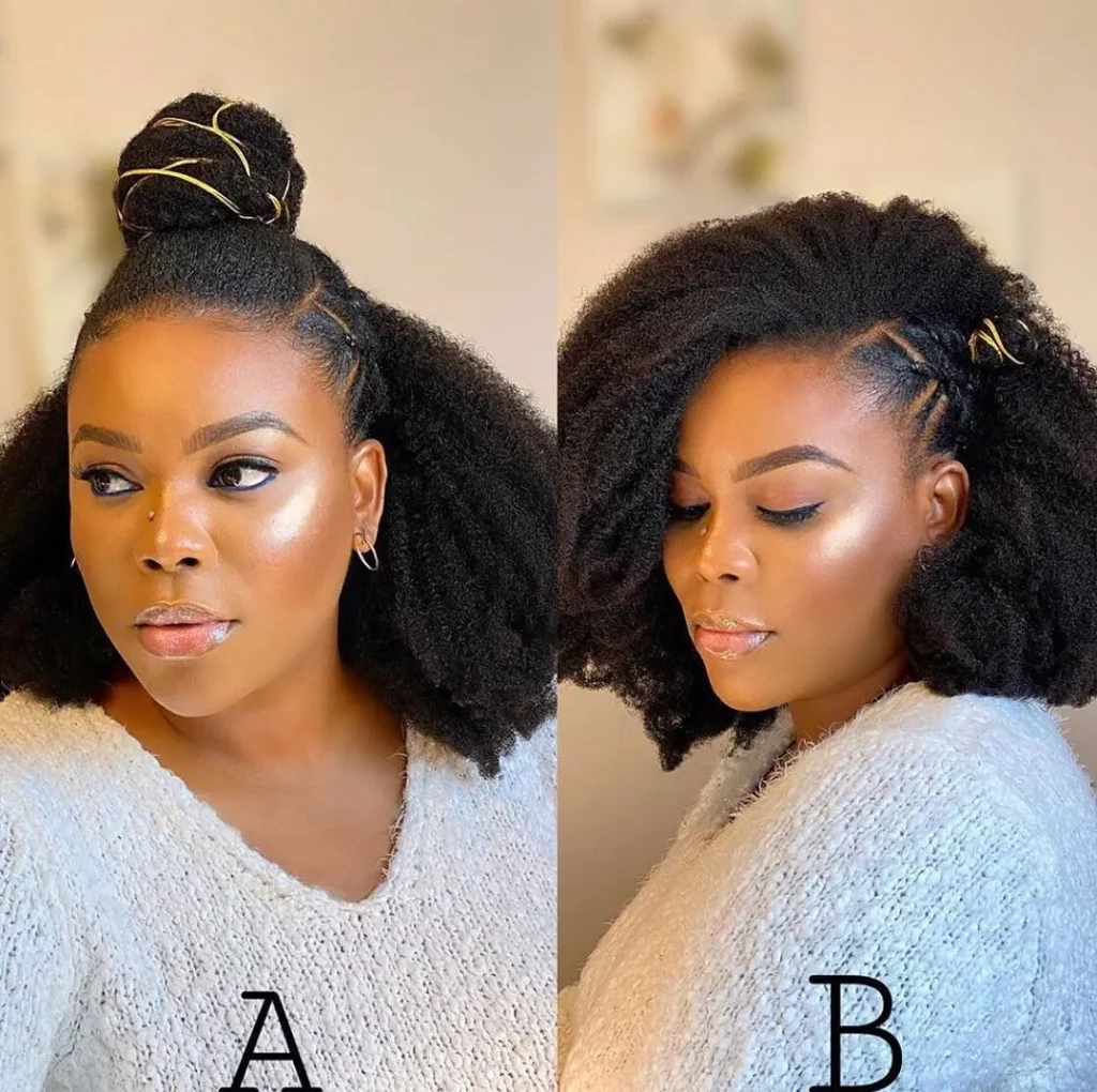 4c natural hair wedding styles
