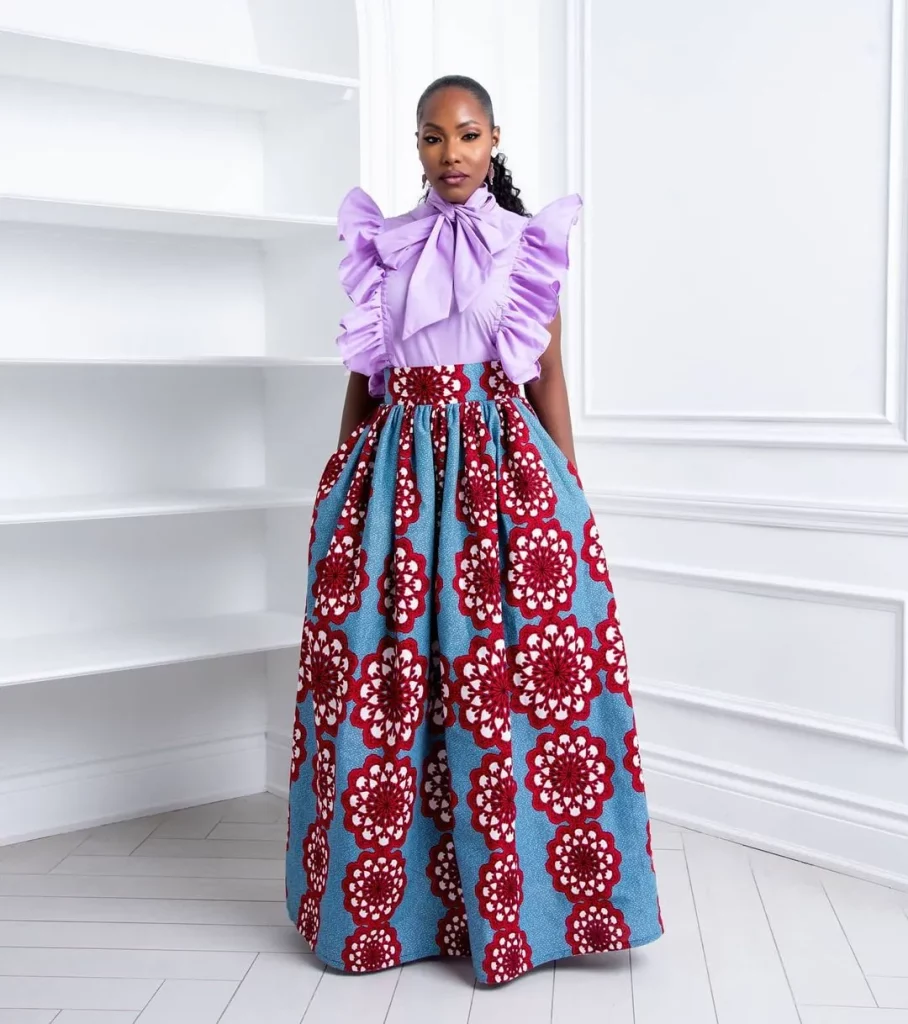 Long flay skirt