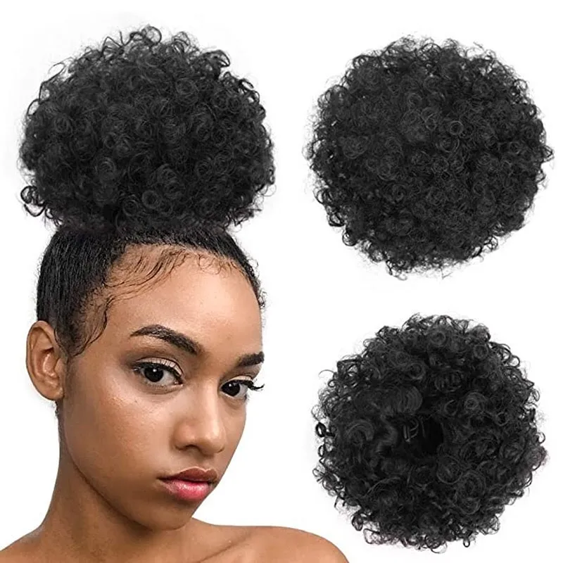 Kinky hairstyle for wedding