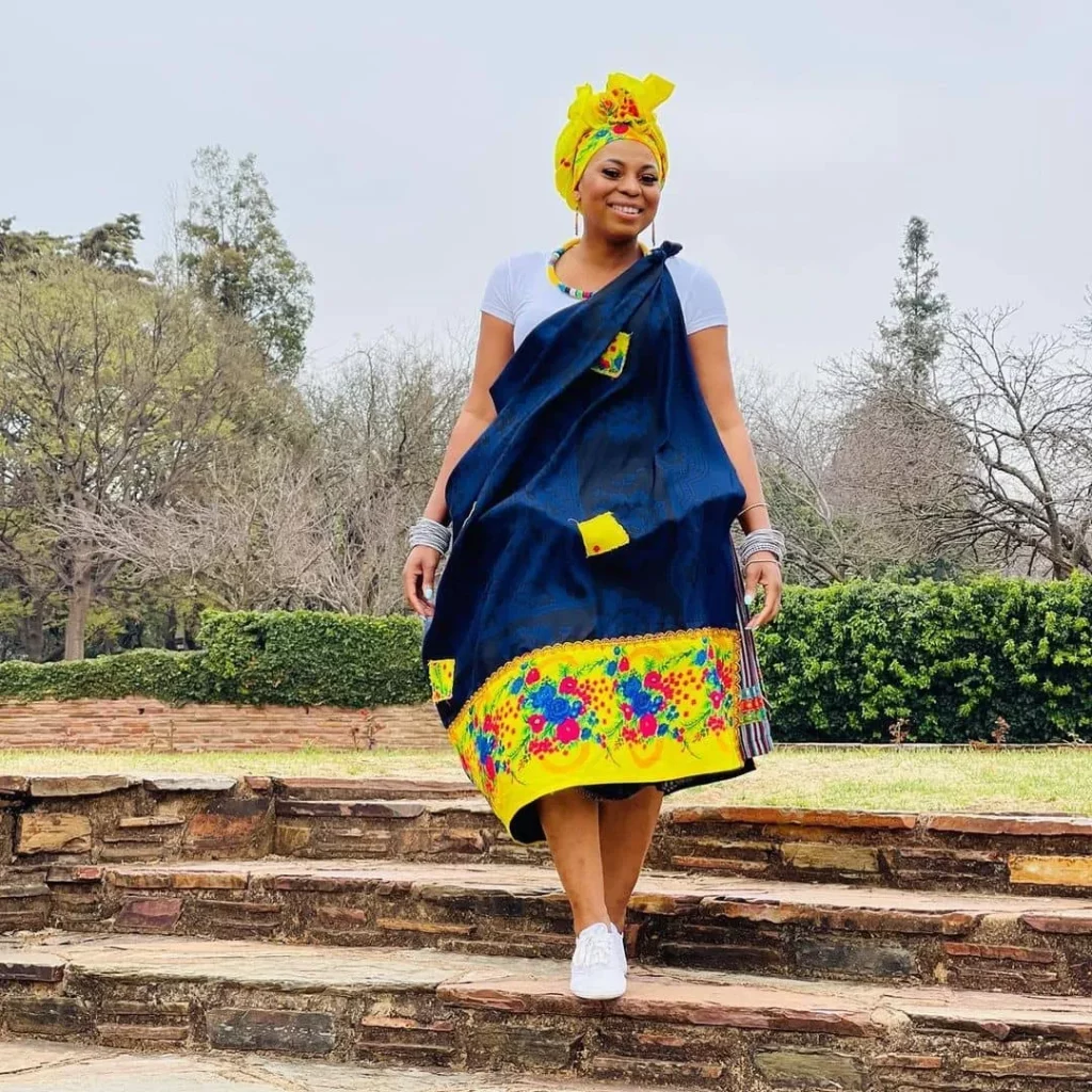 African Wedding Dress Simple Tsonga traditional Dresses