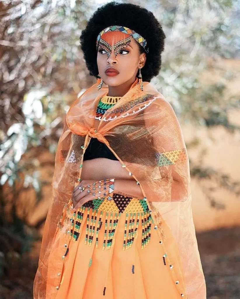 modern style for Ndebele dresses.