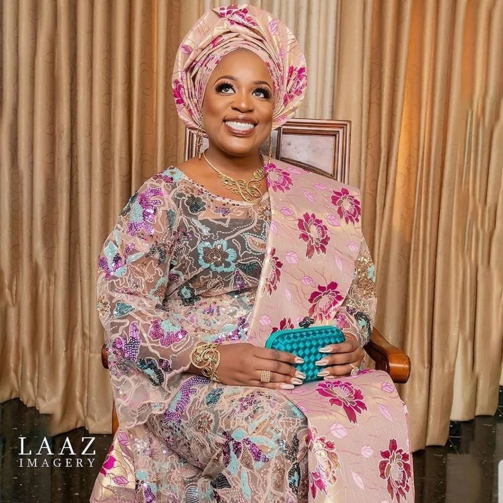 
quality sequin lace iro and buba 