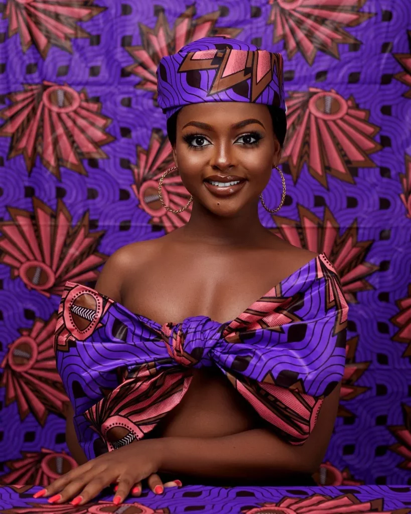 cloth worn and native to the women of Tanzania, Zanzibar, and Kenya