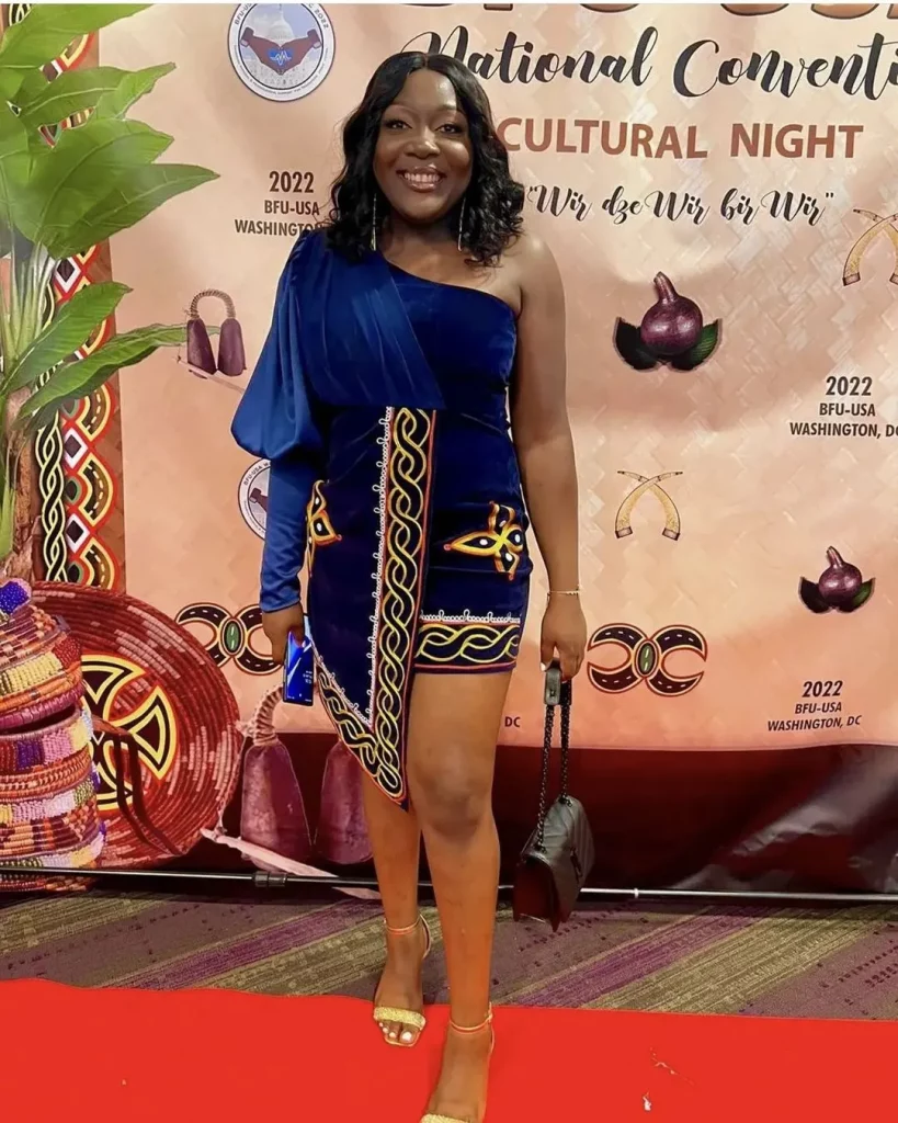 Toghu Bamenda Print Traditional Attire 