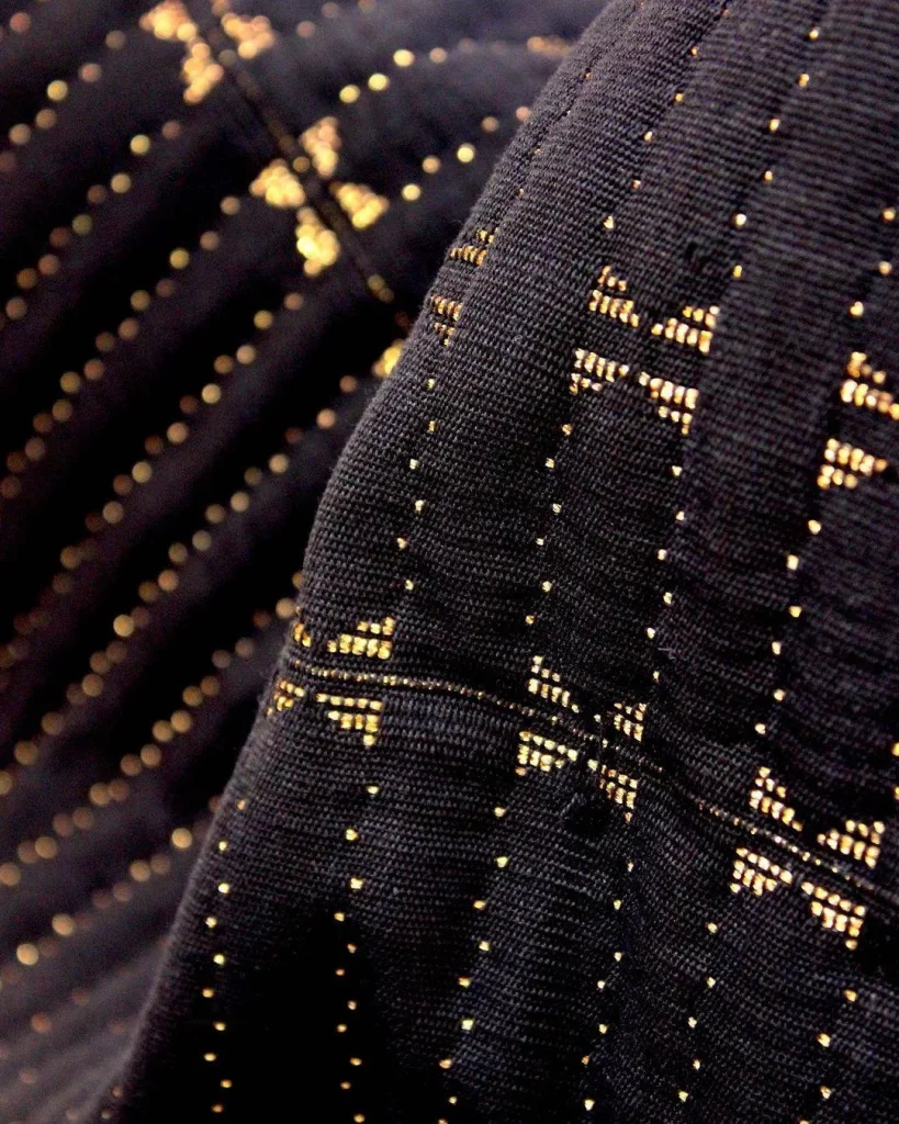 Manjak Black and Yellow Waistcoat