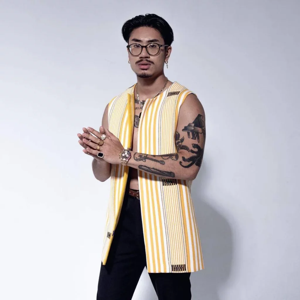 Men's Sleeveless "FASO DAN FANI" Hand Woven Cotton Cloth