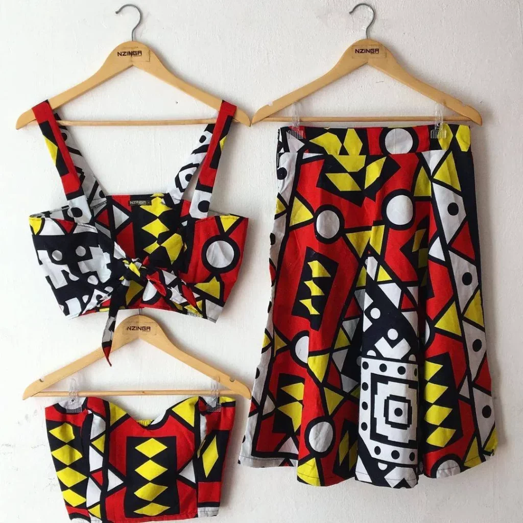 Yellow dress samakaka print