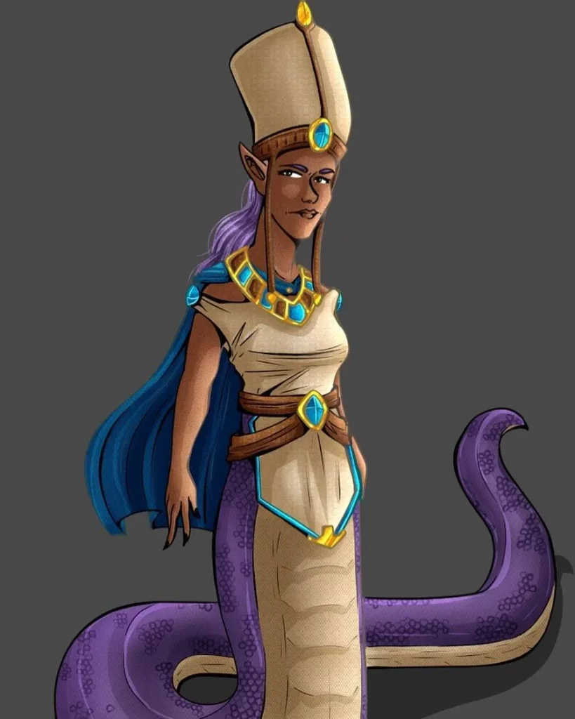 
Egyptian Queen In Traditional Clothing 