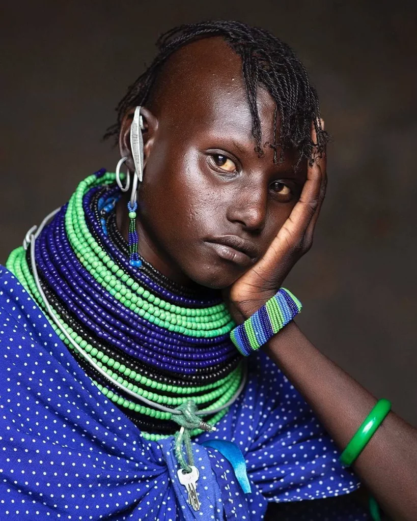 Young Turkana Tribe girl