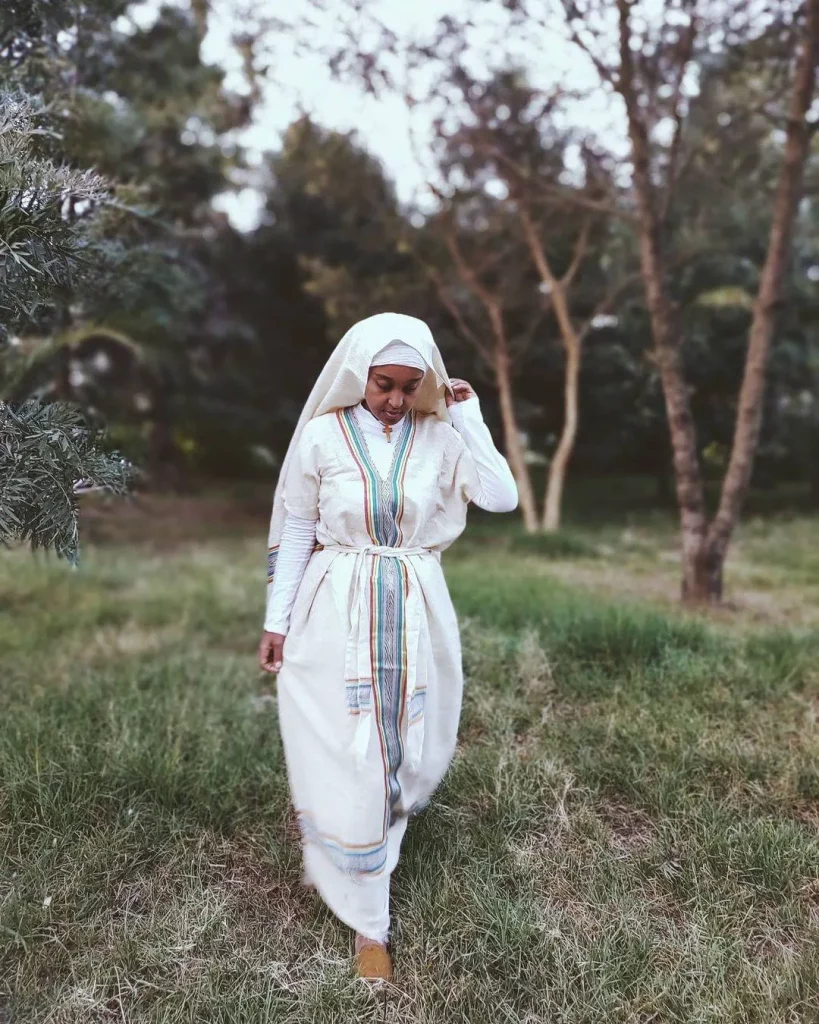 
Tennage Ethiopian Christian pilgrim