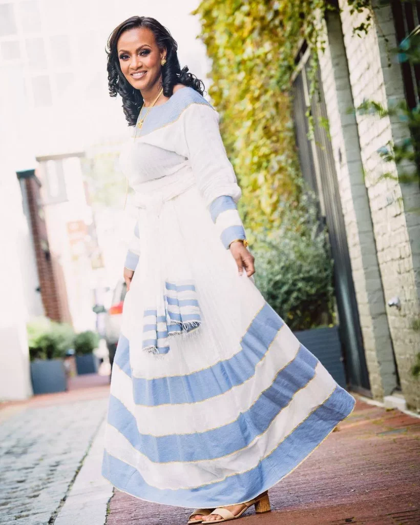 modern habesha dress