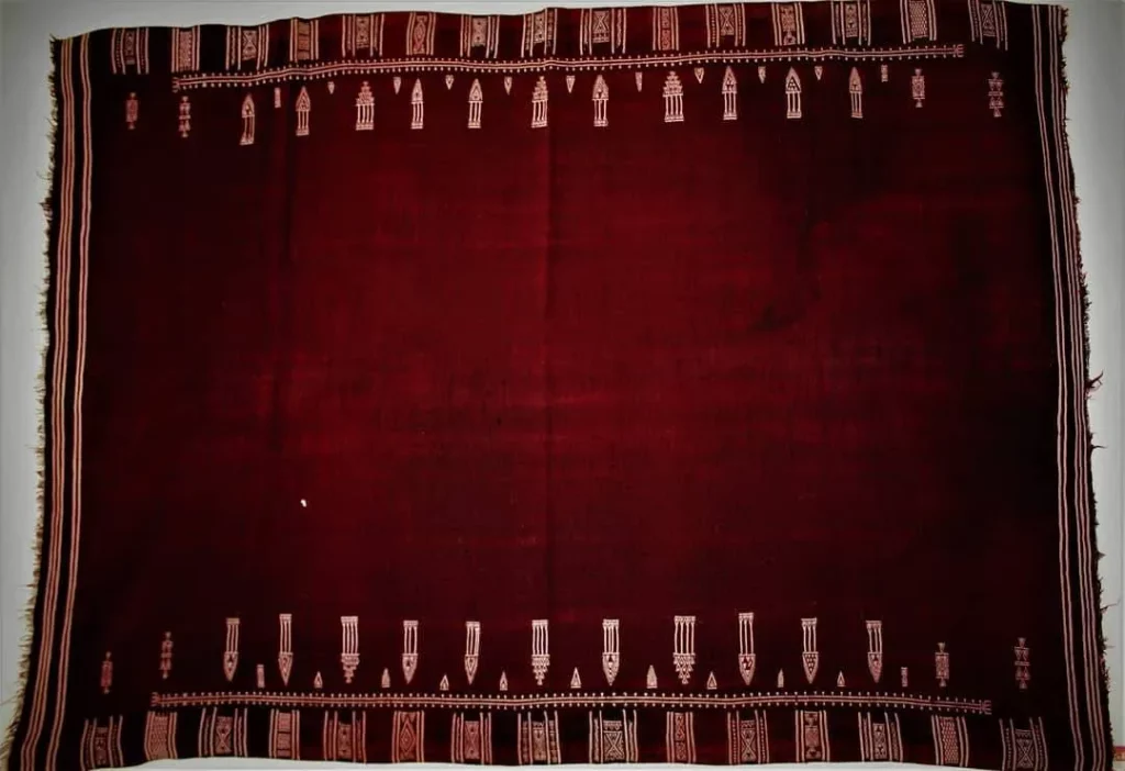 Bakhnoug Wool Wedding Shawl Spectacular geometric and abstract motifs