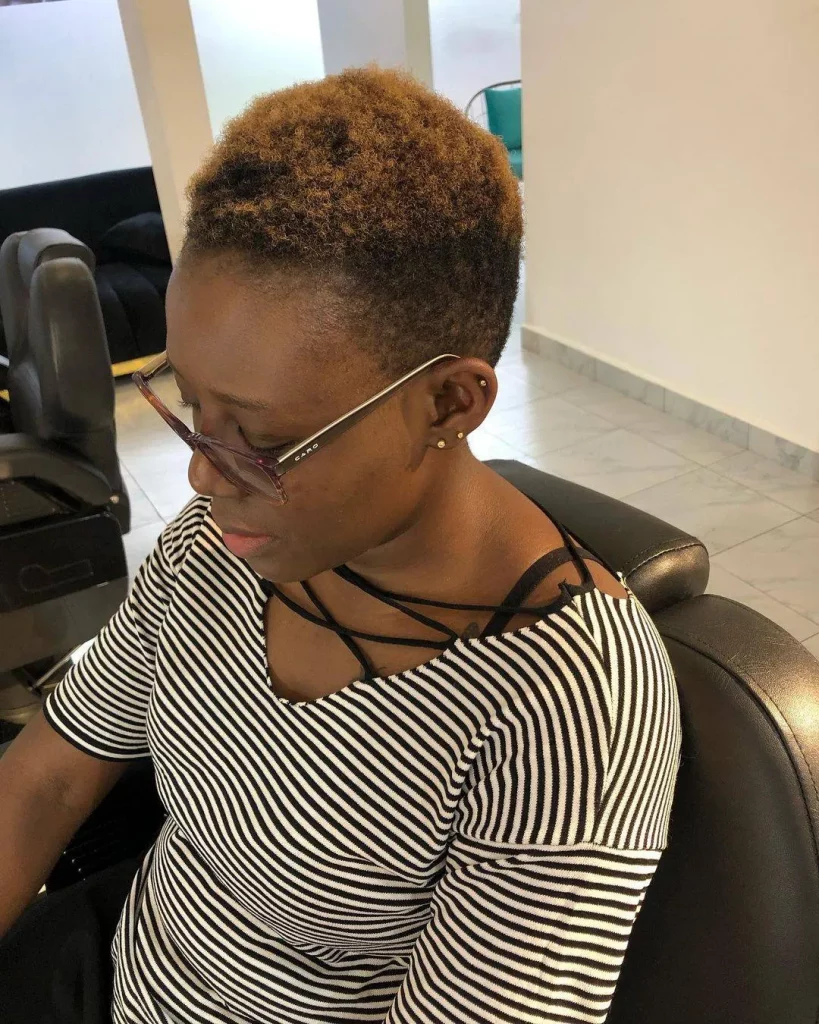 Short natural haircuts for black females