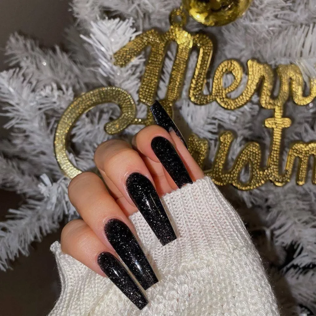 Black Coffin Nails