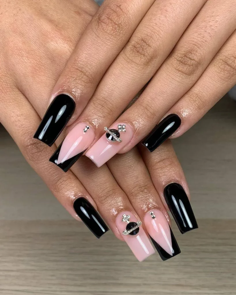 Matte Black Nails