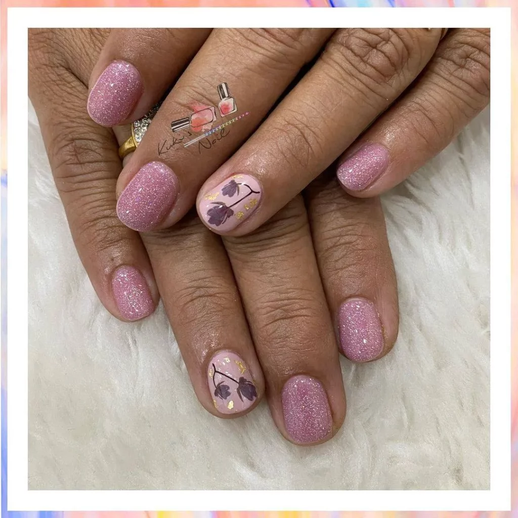 DAISY ART NAIL DESIGN