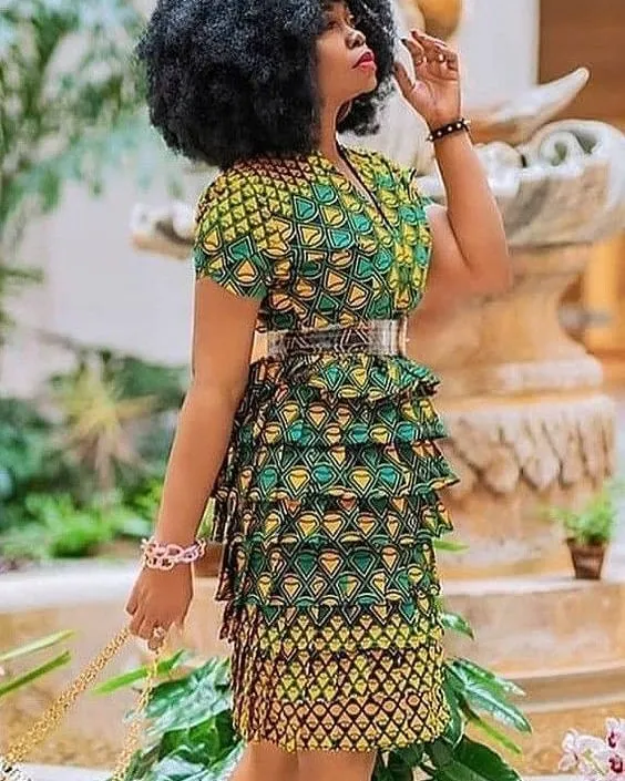 ANKARA SHORT GOWNS FOR FABULOUS LADIES