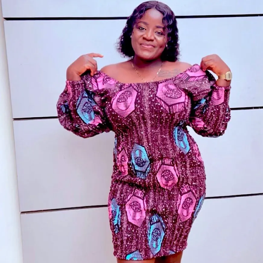 Ankara short gown