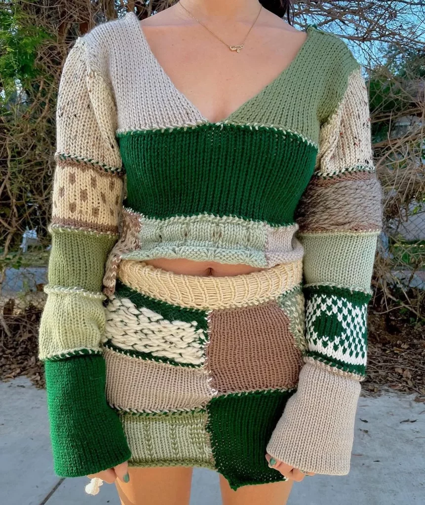What to wear with a crochet skirt