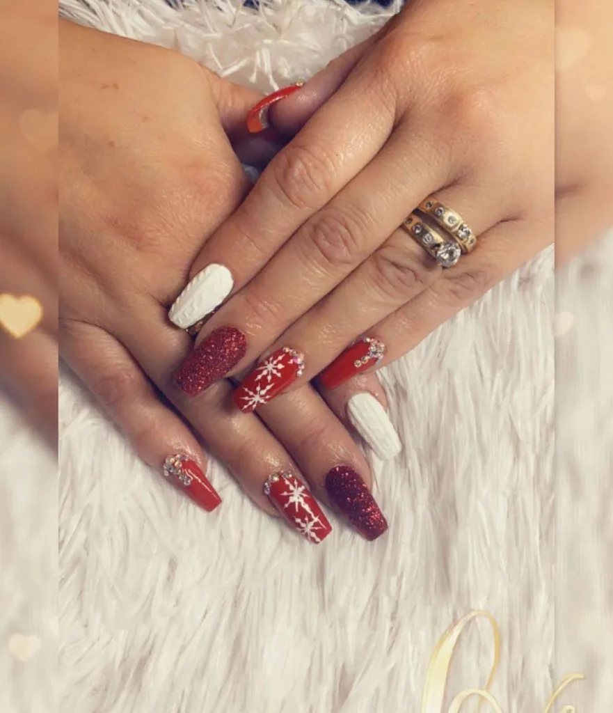 gel polish nail design for festivals