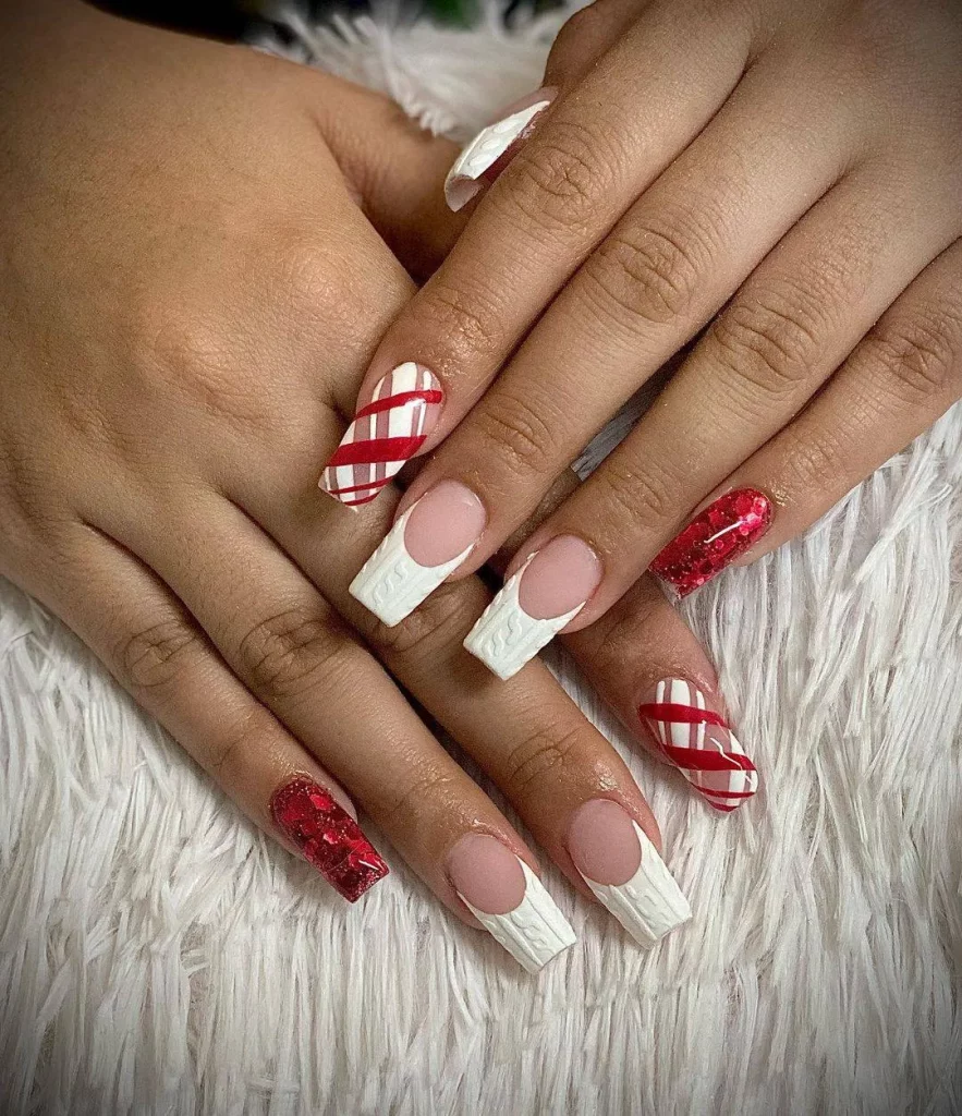 gel nail polish geometric design