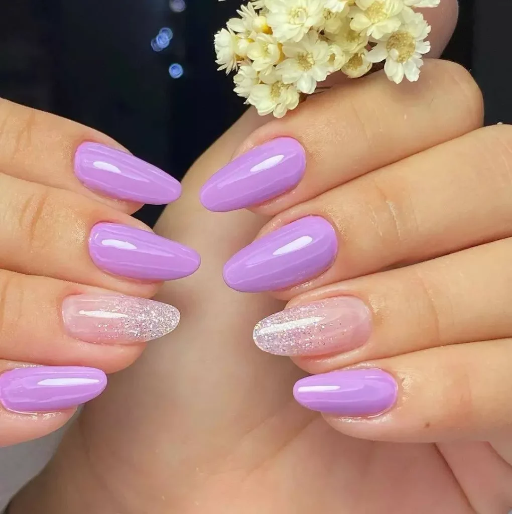 Gel polish nail design