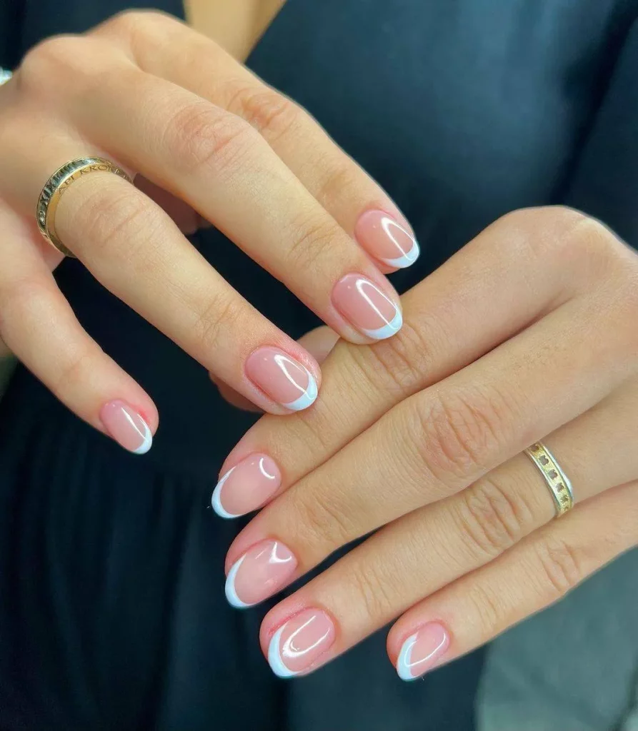 gel polish nail design for fall