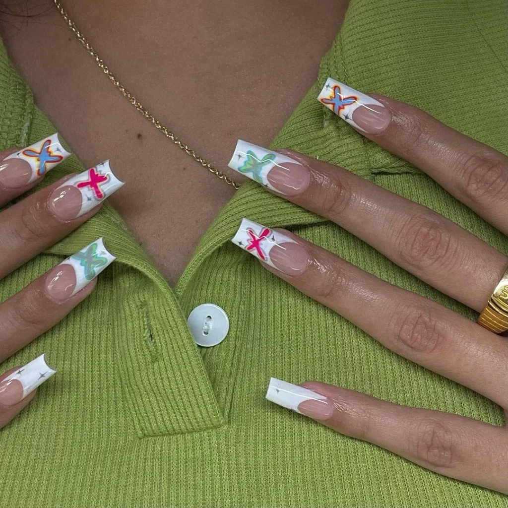 gel nail polish stamping design