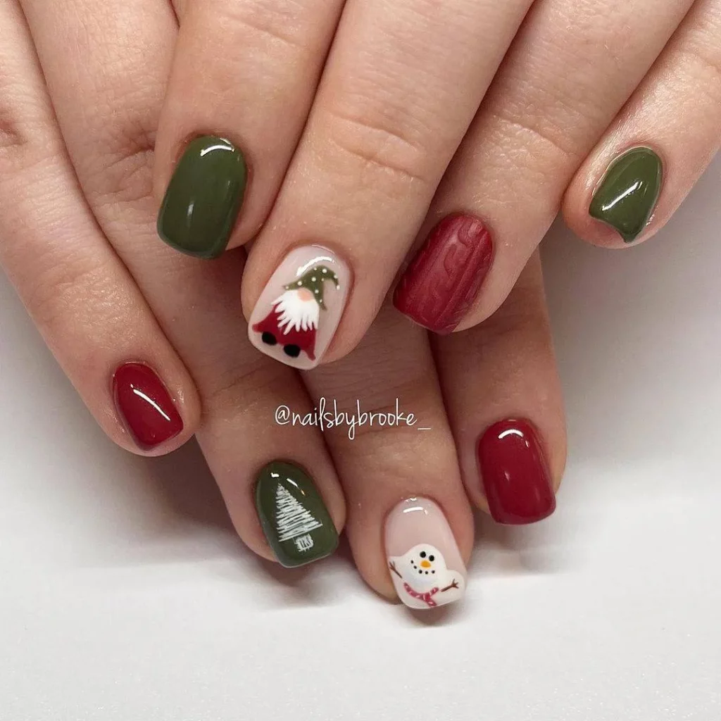Gel polish nail design