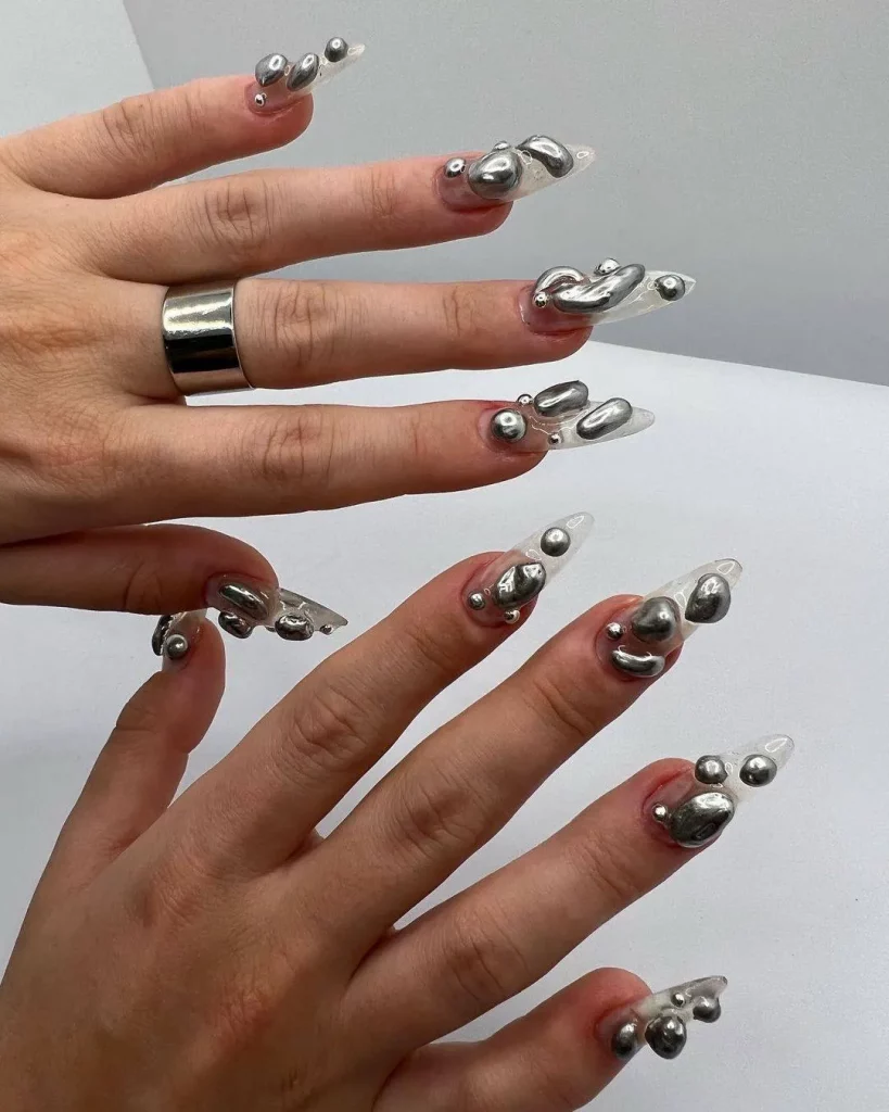 Silver nails